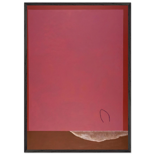 Infinity field Nemea Series 5 - 1973 - Theodoros Stamos 70x100 cm / 28x40 inches Framed Art Print – Black Wooden Frame