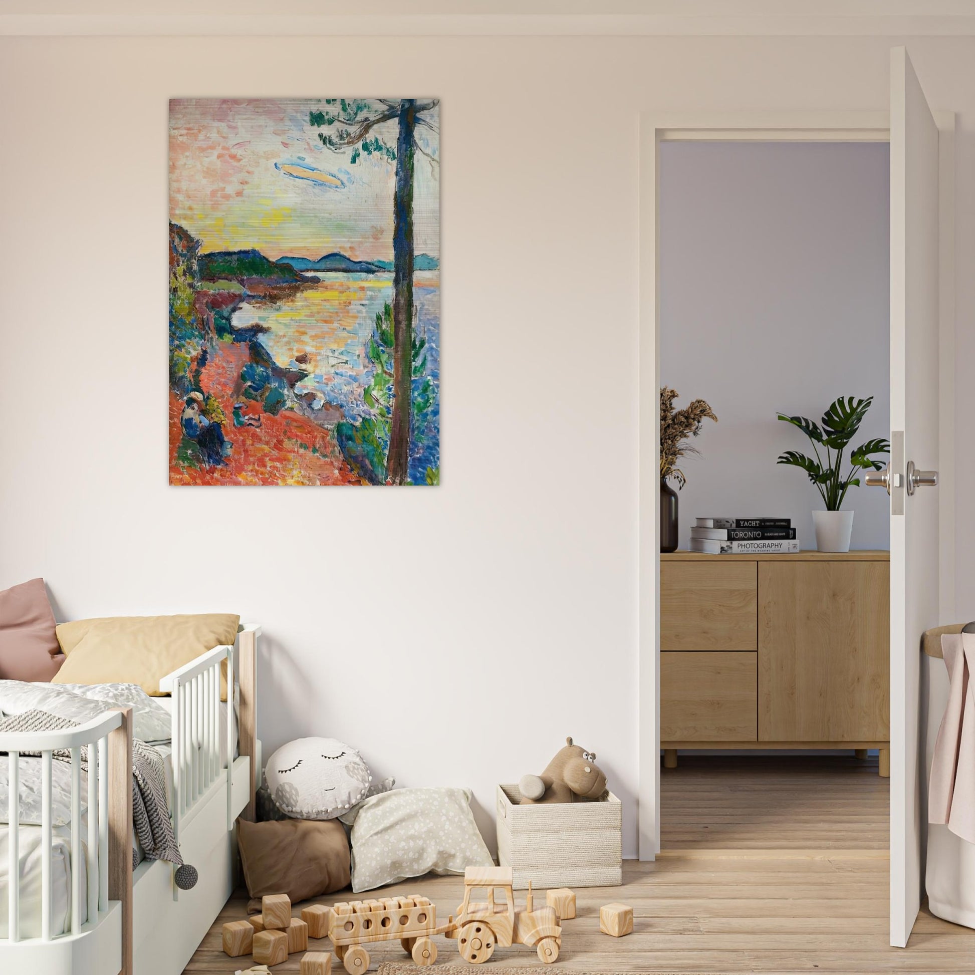 THE GULF OF SAINT TROPEZ 1904 - Henri Matisse Brushed Aluminum Print - 70x100 cm / 28x40 inches | Henri Matisse Aluminum Print | Henri Matisse Prints