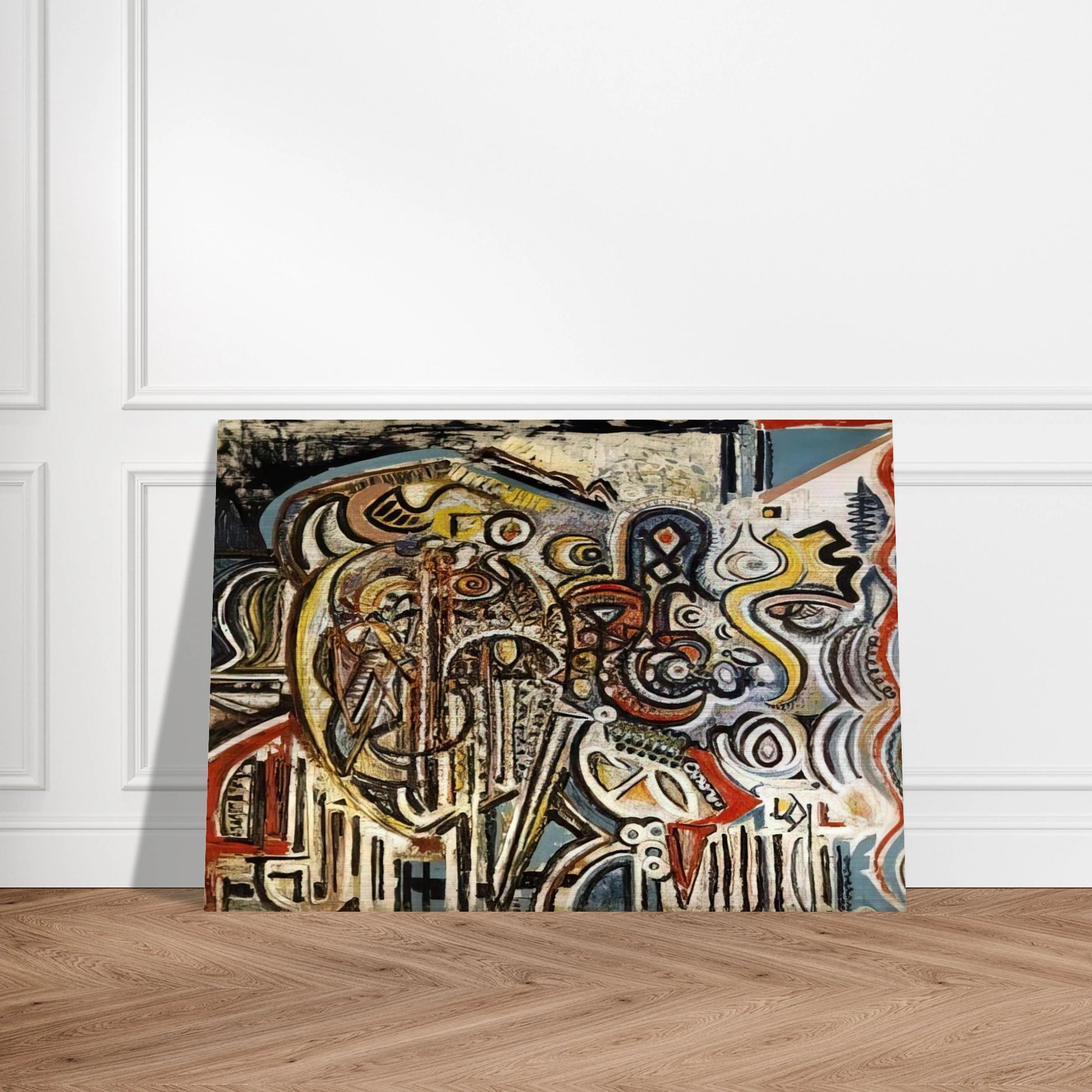 Portrait of Pegeen - Richard Pousette-Dart Brushed Aluminum Print - 70x100 cm / 28x40 inches | Richard Pousette-Dart Aluminum Print | Richard Pousette-Dart Prints