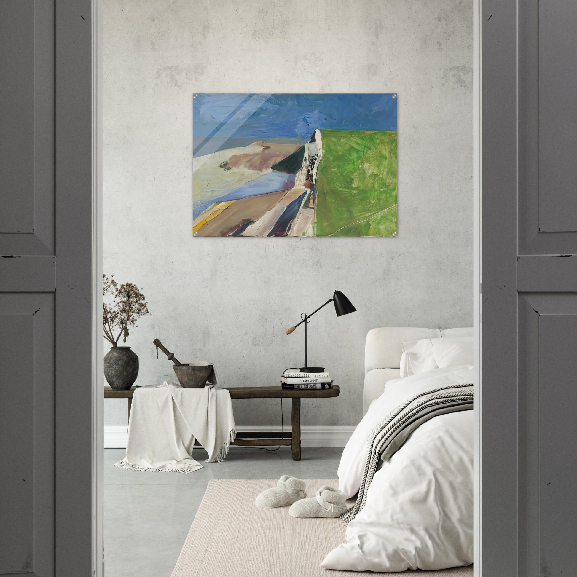 Seawall - Richard Diebenkorn Acrylic Print - 70x100 cm / 28x40″ inches