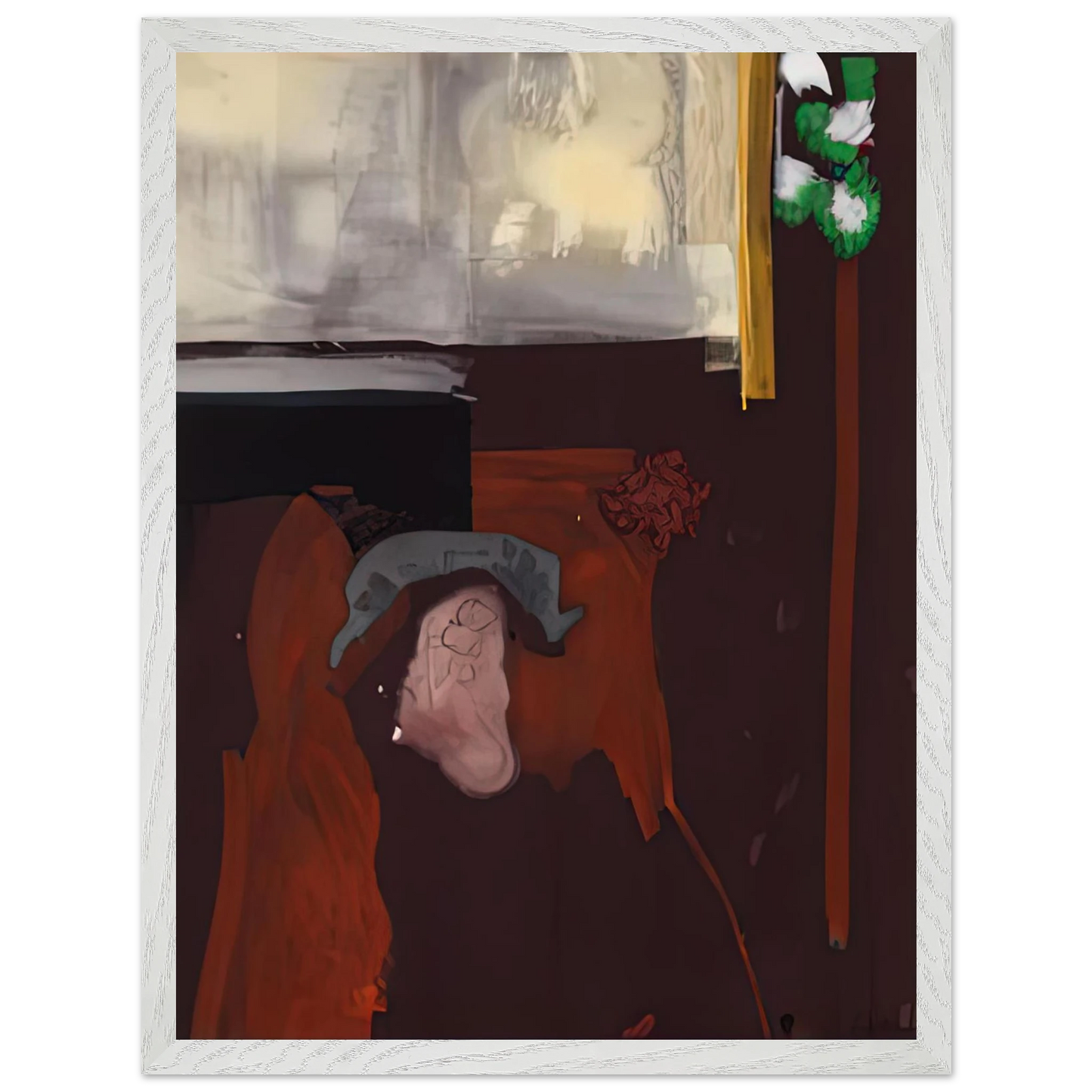 Helen Frankenthaler - The Widow of Fantin Latour, 1988- Wall Art - 28x40 inches / 70x70 cm - Canvas (Imperial)-canvas - -