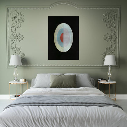 THE SWAN NO 16 1915 - Hilma af Klint Brushed Aluminum Print - 70x100 cm / 28x40 inches | Hilma af Klint Aluminum Print | Hilma af Klint Prints