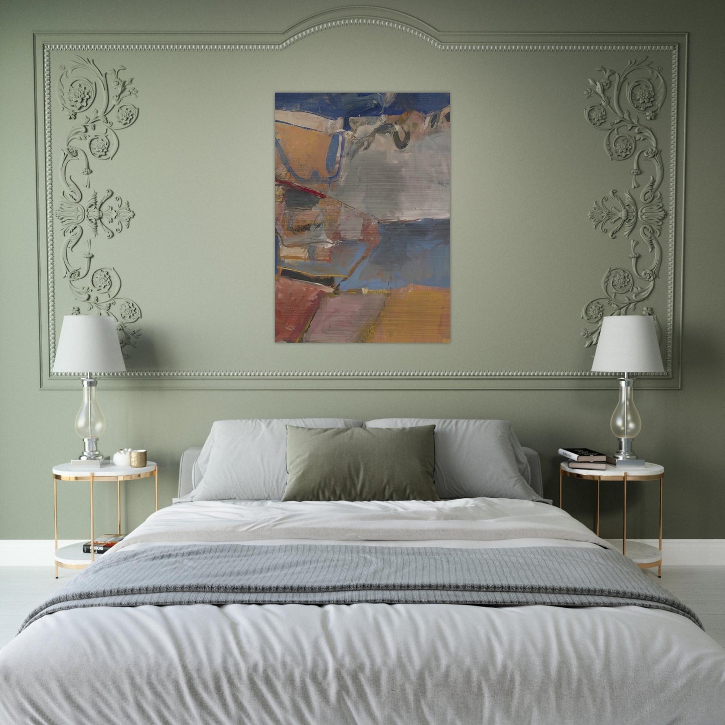 Berkeley #22 - Richard Diebenkorn Brushed Aluminum Print - 70x100 cm / 28x40 inches | Richard Diebenkorn Aluminum Print | Richard Diebenkorn Prints