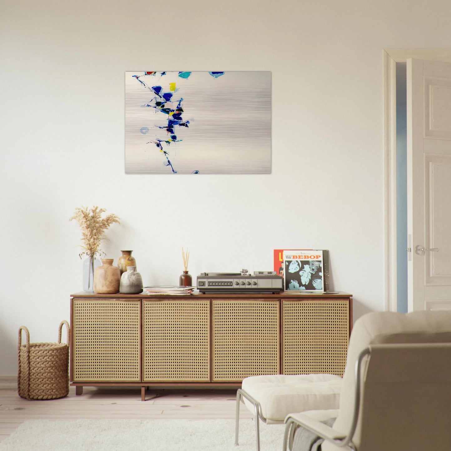 Toward Disappearance III - Sam Francis Brushed Aluminum Print - 70x100 cm / 28x40 inches | Sam Francis Aluminum Print | Sam Francis Prints
