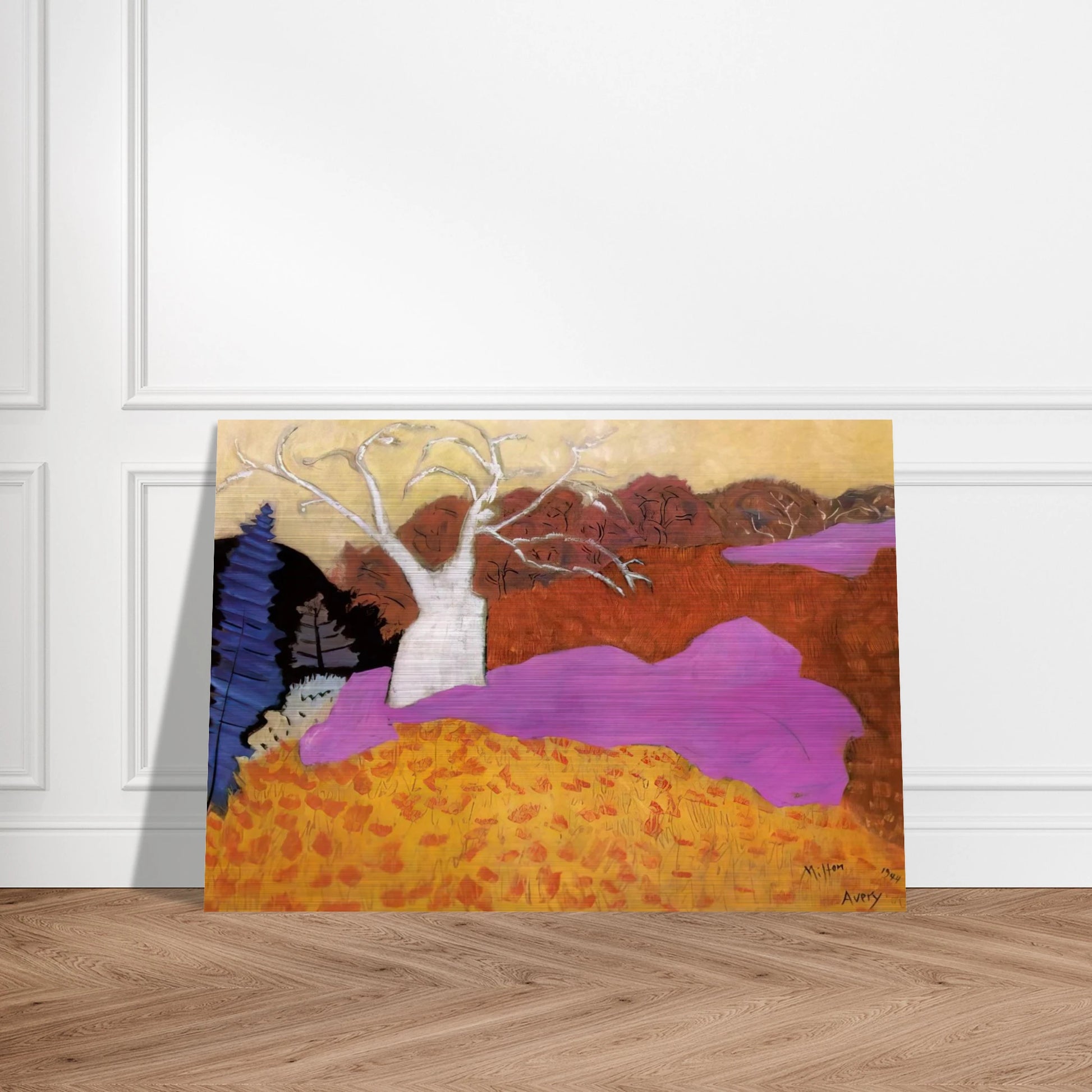 Autumn - 1944 - Milton Avery Brushed Aluminum Print - 70x100 cm / 28x40 inches | Milton Avery Aluminum Print | Milton Avery Prints
