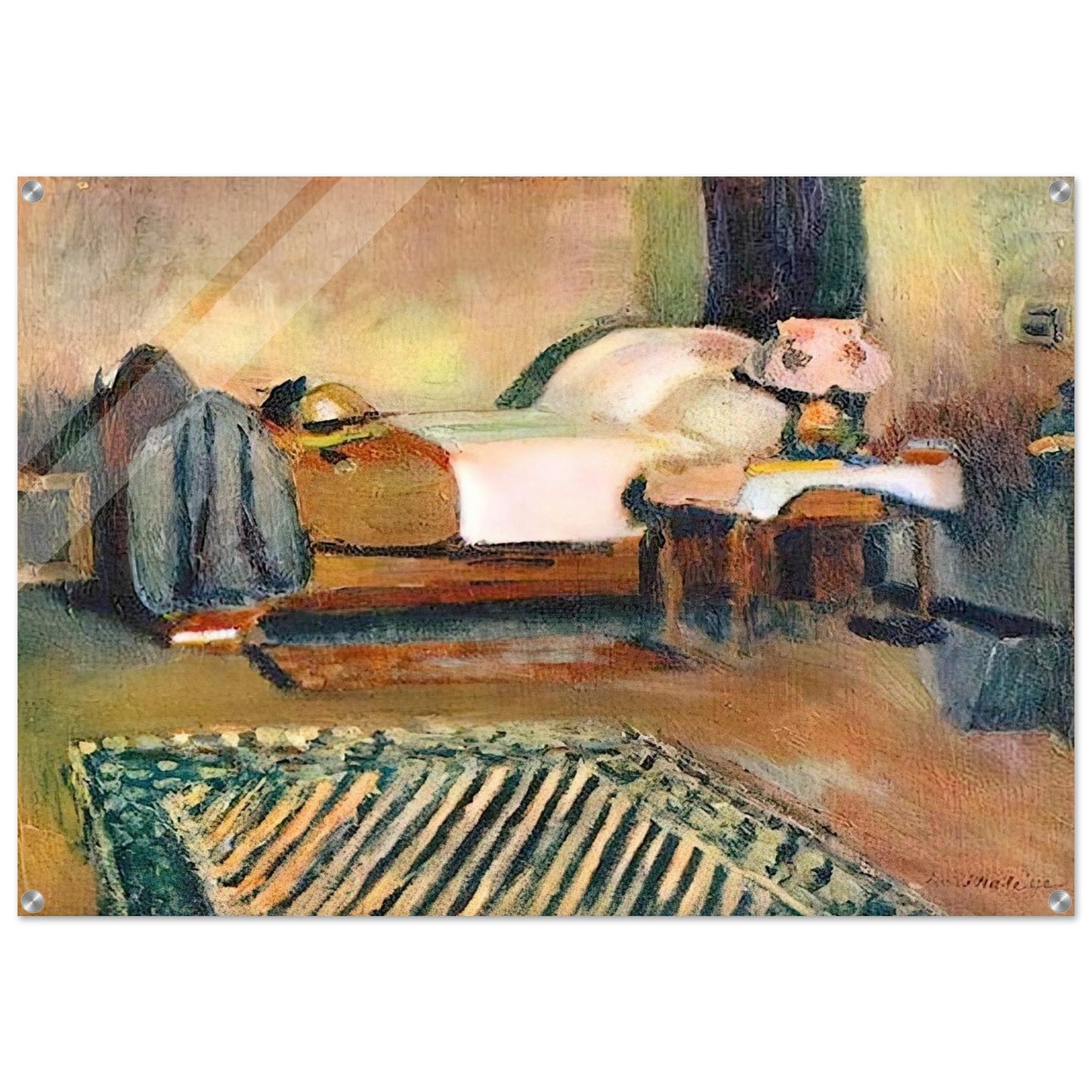 MY ROOM IN AJACCIO 1889 - Henri Matisse Acrylic Print - 70x100 cm / 28x40″ inches