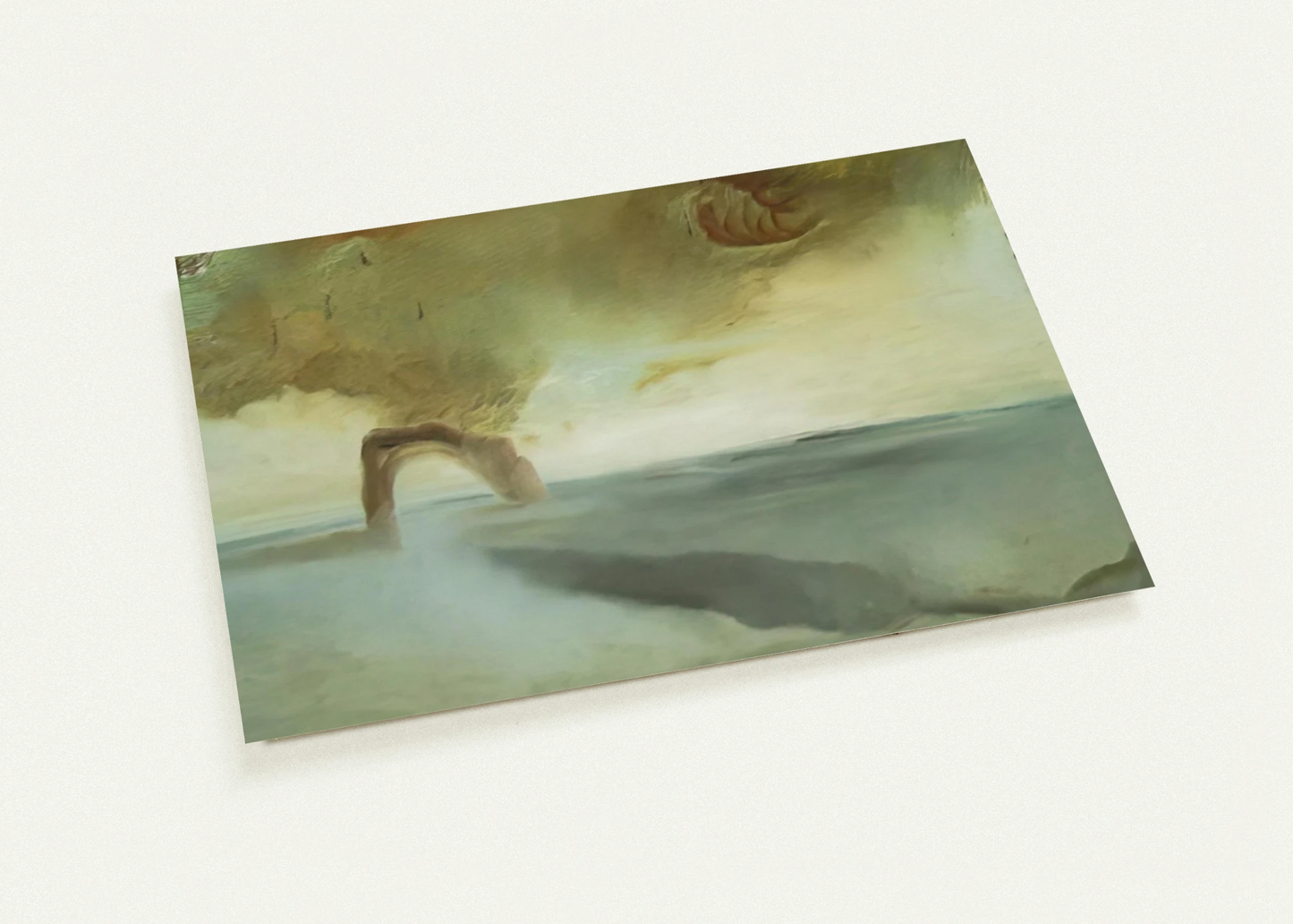LANDSCAPE WITH ROCK IN THE SHAPE OF A TRIUMPHAL ARCH By Salvador Dali Pack of 10 Post Cards | Salvador Dali Post Cards | A6 (10.5 x 14.8 cm) - 4.1 x 5.8 inches