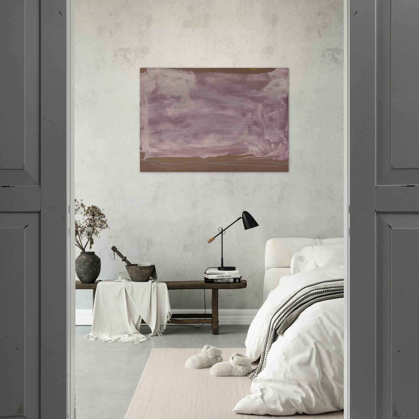 Soho Dreams - 1987 - Helen Frankenthaler Brushed Aluminum Print - 70x100 cm / 28x40 inches | Helen Frankenthaler Aluminum Print | Helen Frankenthaler Prints