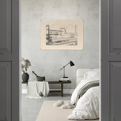 Industrial Series, #1 - 1928 - Charles Sheeler Acrylic Print - 70x100 cm / 28x40″ inches