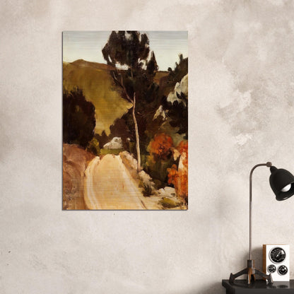 Road in Provence - Paul Cézanne Brushed Aluminum Print - 70x100 cm / 28x40 inches | Paul Cézanne Aluminum Print | Paul Cézanne Prints