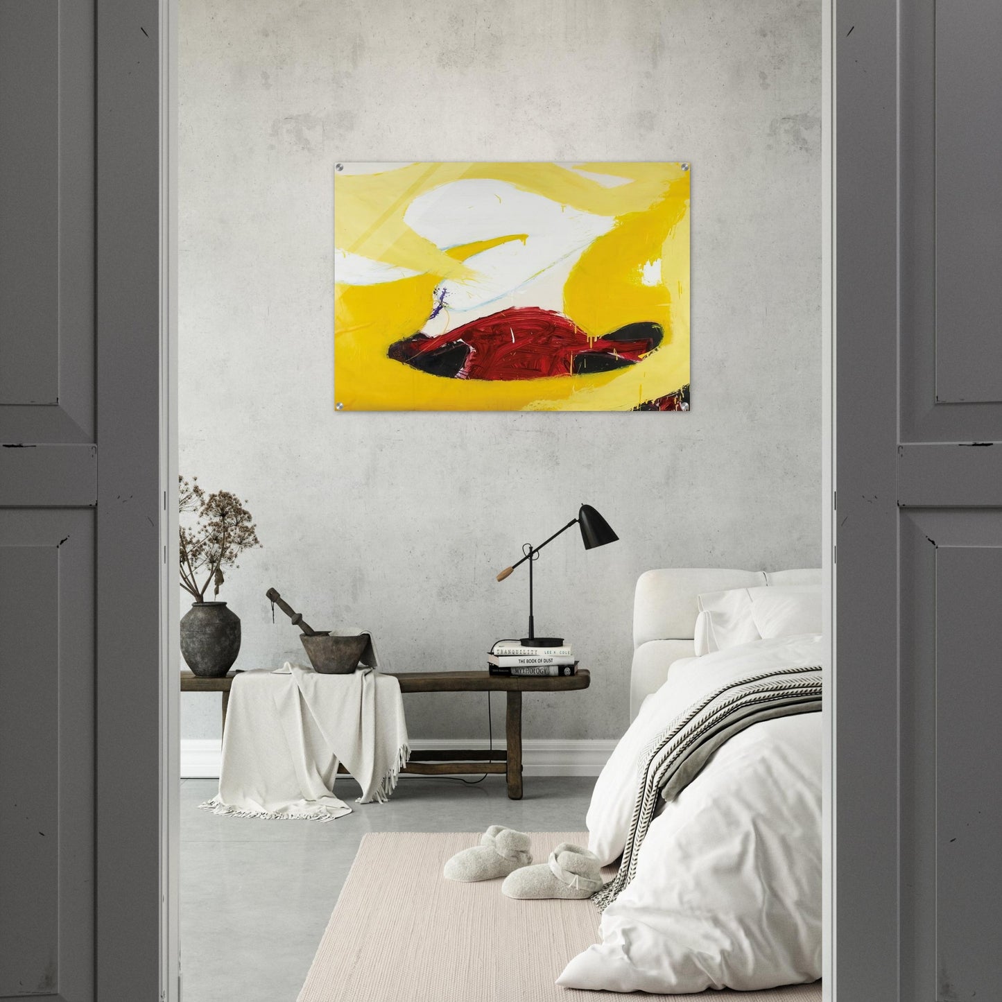 Untitled - 1972 - Norman Bluhm Acrylic Print - 70x100 cm / 28x40″ inches | Norman Bluhm Wall Art | Norman Bluhm Prints