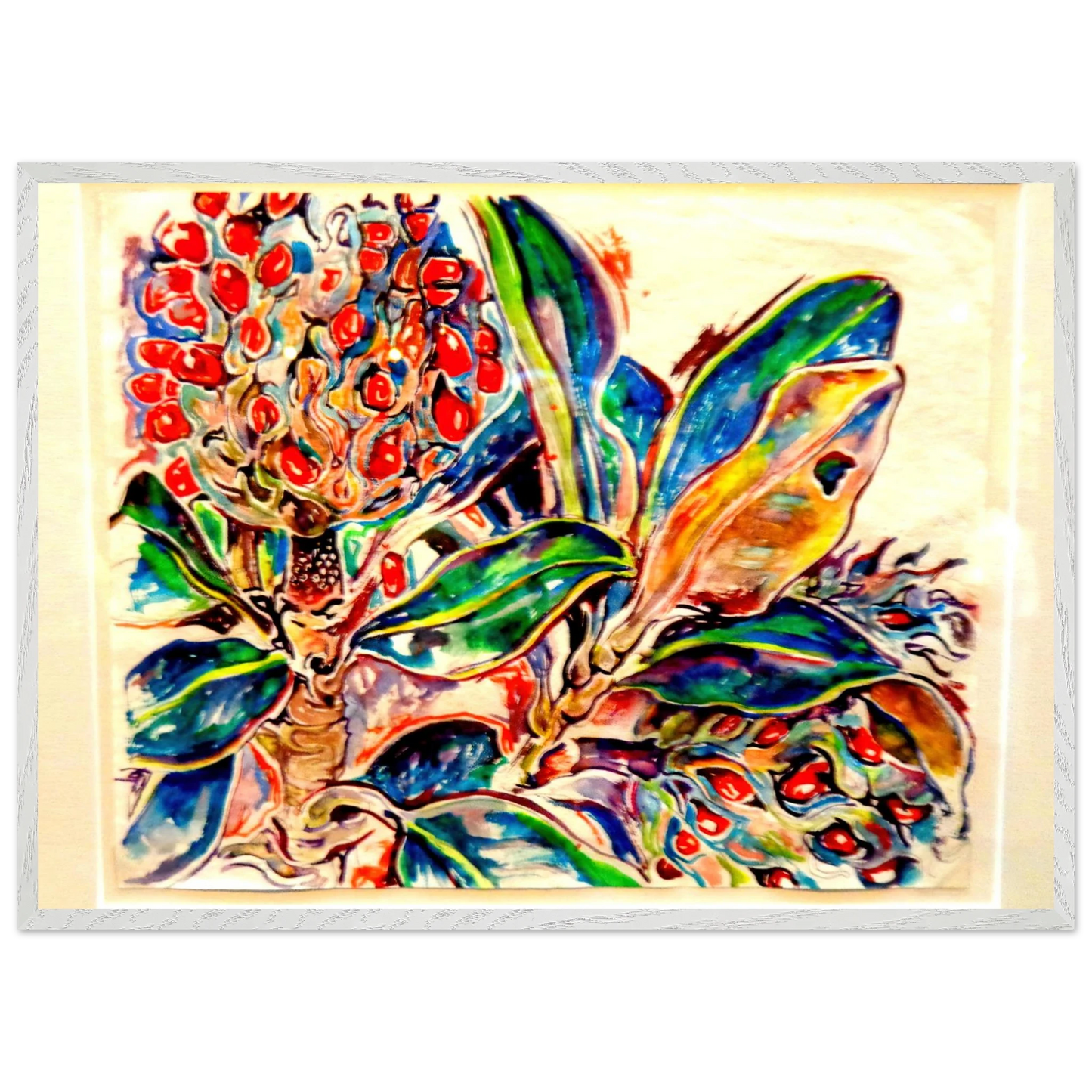 Walter Inglis Anderson - Walter Anderson Wall art - 70x100 cm / 28x40 inches - Premium Wooden Framed Poster With Fine Art Paper-canvas - Black frame