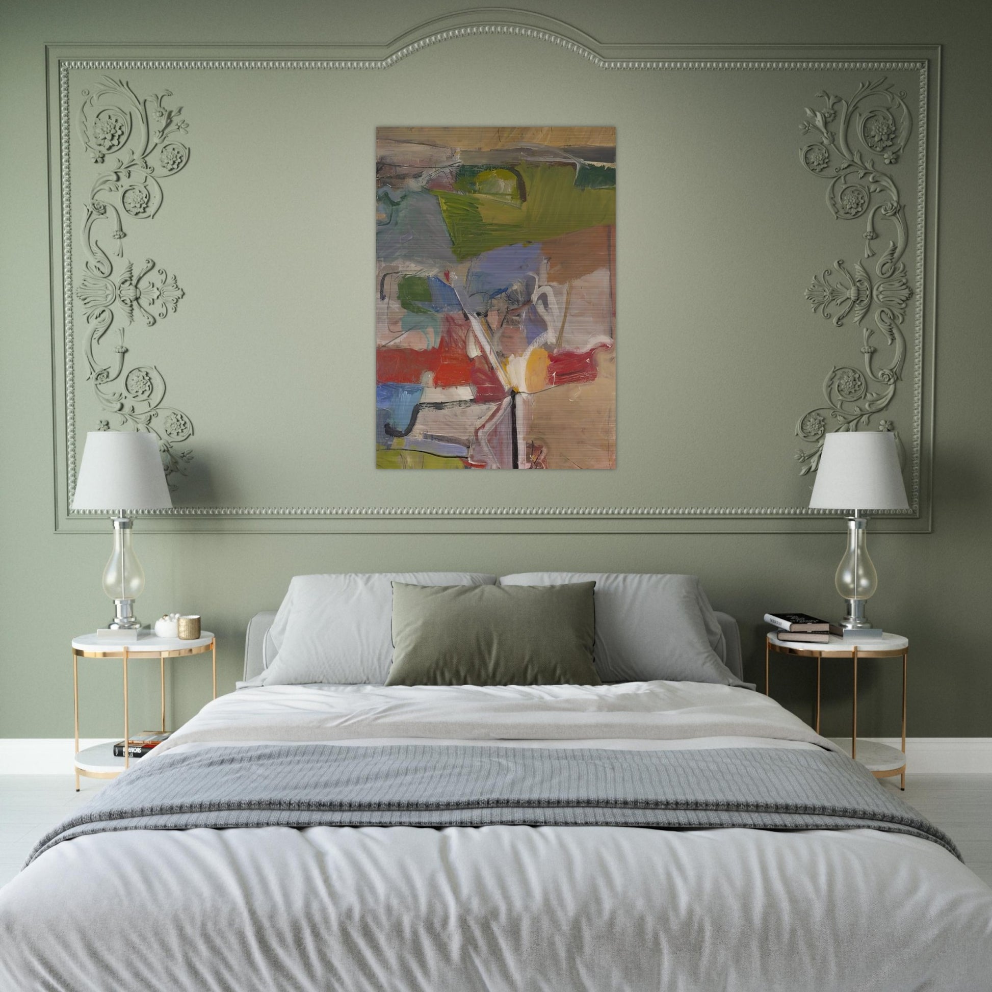 Berkeley #23 - Richard Diebenkorn Brushed Aluminum Print - 70x100 cm / 28x40 inches | Richard Diebenkorn Aluminum Print | Richard Diebenkorn Prints