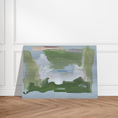 Lush Spring, 1975- - Helen Frankenthaler Brushed Aluminum Print - 70x100 cm / 28x40 inches | Helen Frankenthaler Aluminum Print | Helen Frankenthaler Prints