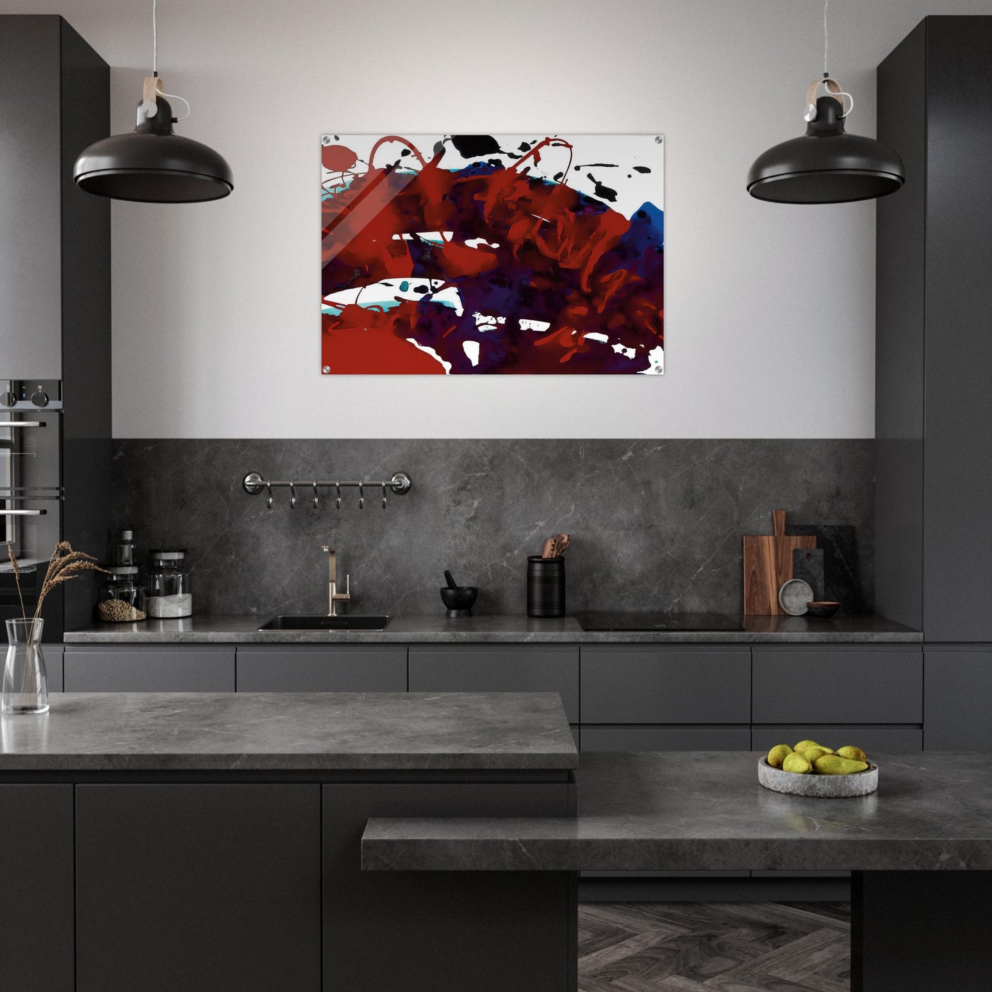 Untitled  SFP94-11  sff 1694  - Sam Francis Acrylic Print - 70x100 cm / 28x40″ inches