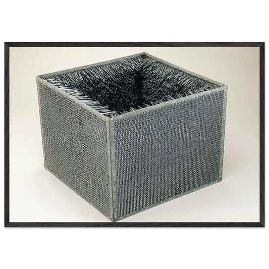 ACCESSION II 1968 - Eva Hesse 70x100 cm / 28x40 inches Framed Art Print – Black Wooden Frame