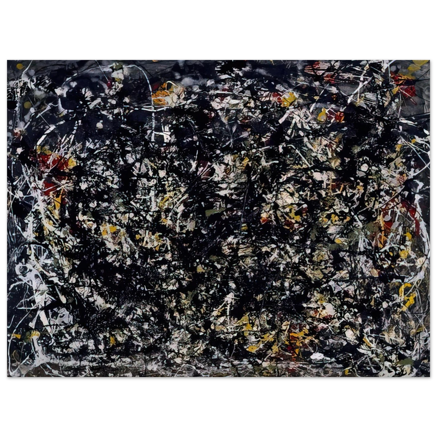 Jackson Pollock - NUMBER 6 1949  75x100 cm / 30x40inches Fine Art Poster