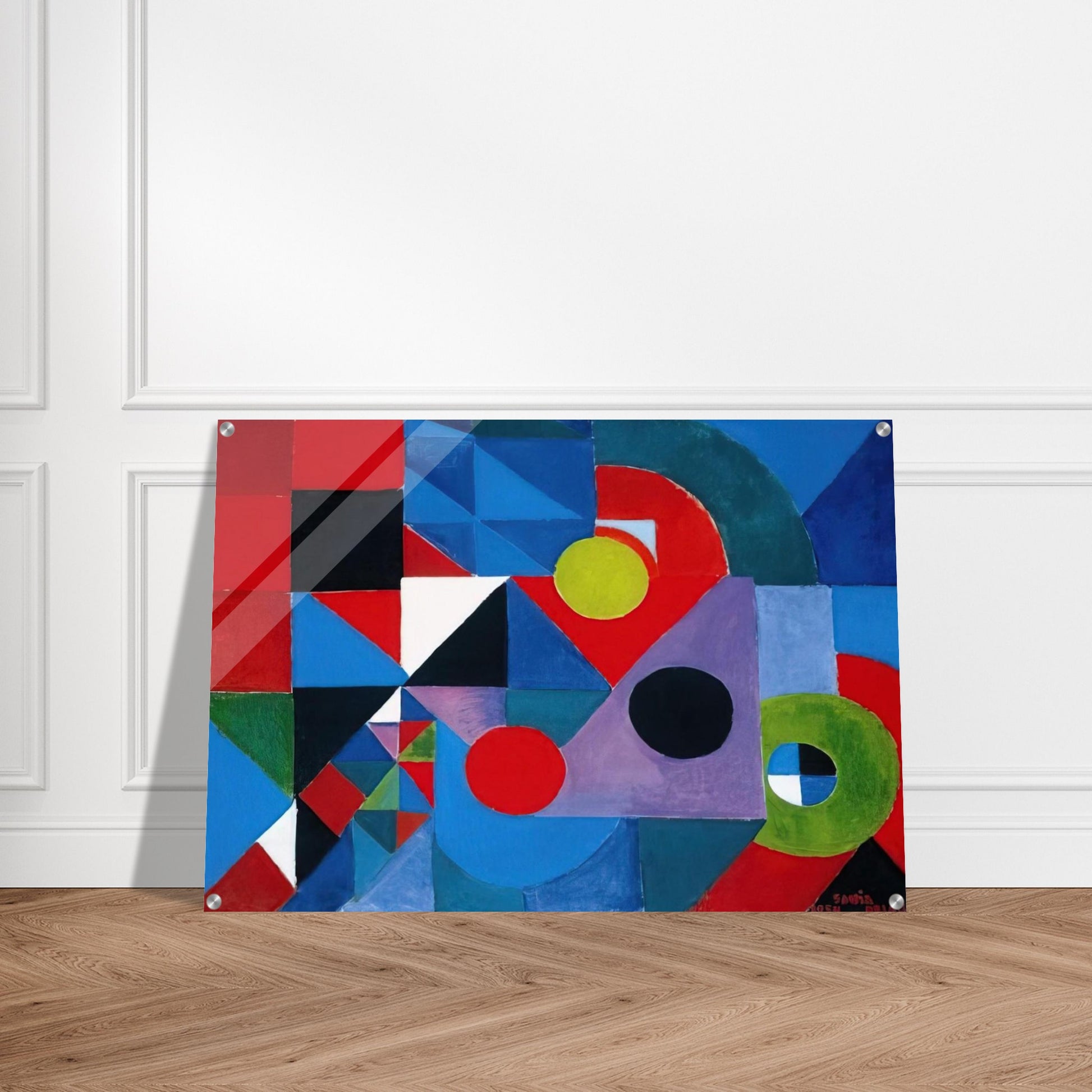 RHYTHM COLOUR - Sonia Delaunay Acrylic Print - 70x100 cm / 28x40″ inches