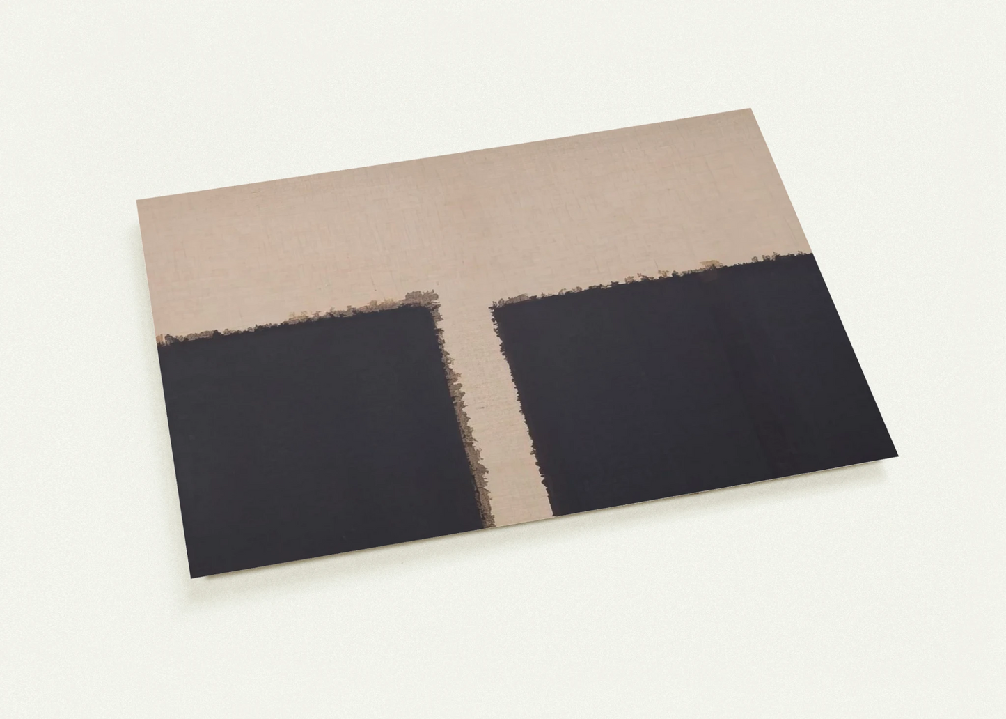 Burnt Umber  Ultramarine - 2004 By Yun Hyong-keun Pack of 10 Post Cards | Yun Hyong-keun Post Cards | A6 (10.5 x 14.8 cm) - 4.1 x 5.8 inches