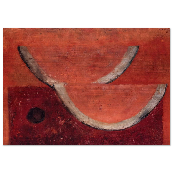 WATERMELONS 1977 - Rufino Tamayo Brushed Aluminum Print - 70x100 cm / 28x40 inches | Rufino Tamayo Aluminum Print | Rufino Tamayo Prints