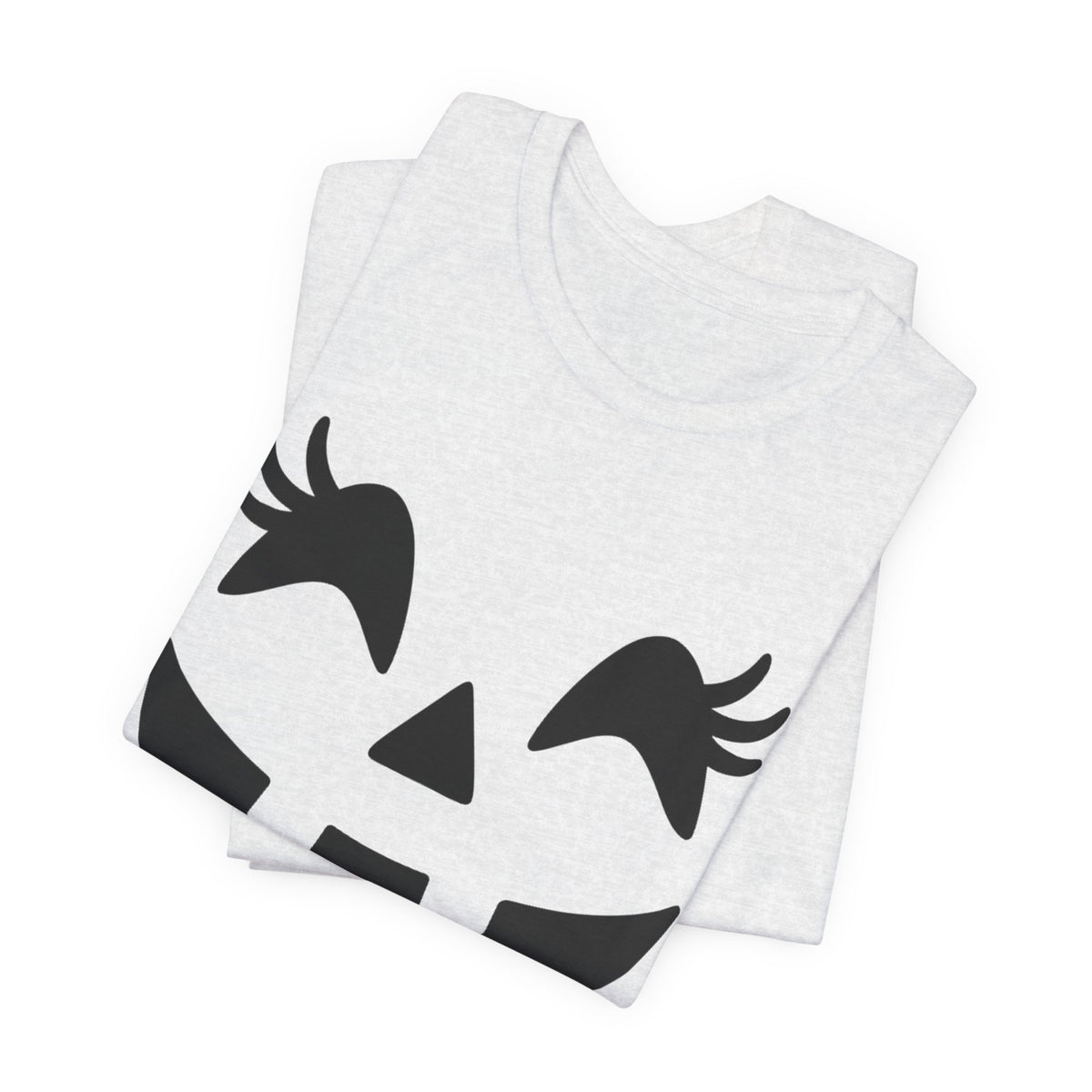 Masque de citrouille Jack O'Lantern Cils Halloween Femmes Filles T-Shirt