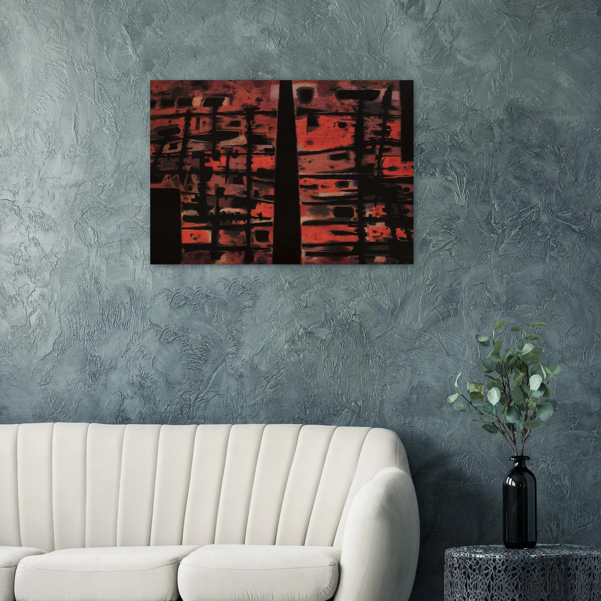 La Sixième Heure - 1958 - Alfred Manessier Brushed Aluminum Print - 70x100 cm / 28x40 inches | Alfred Manessier Aluminum Print | Alfred Manessier Prints