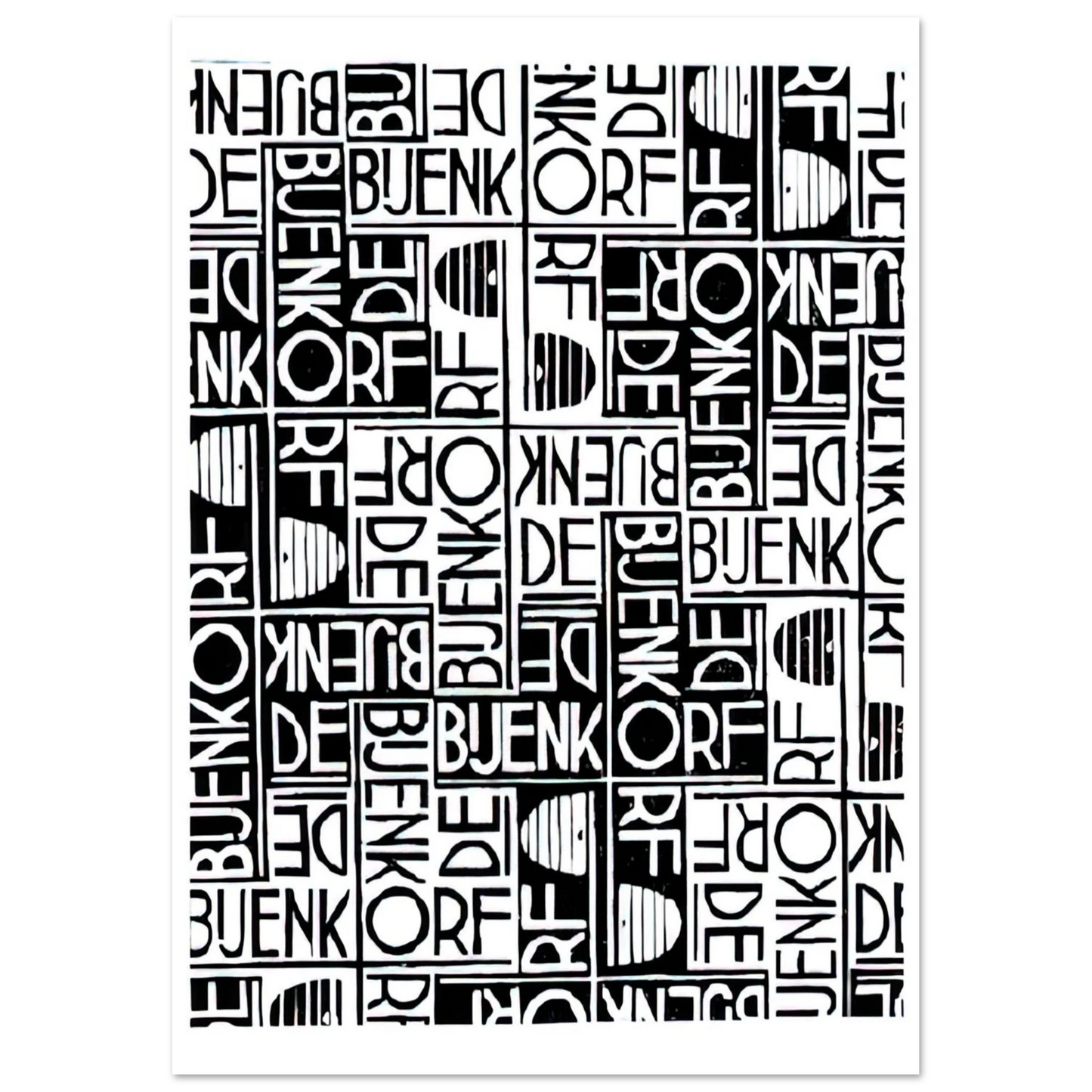 MC Escher - ESCHER (18) Wall Art - 21x29.7 cm / 8x12" - Premium Wooden Framed Poster With Fine Art Paper-canvas - Black frame