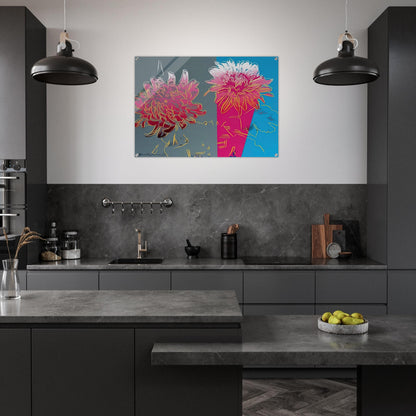 Kiku - Andy Warhol Acrylic Print - 70x100 cm / 28x40″ inches