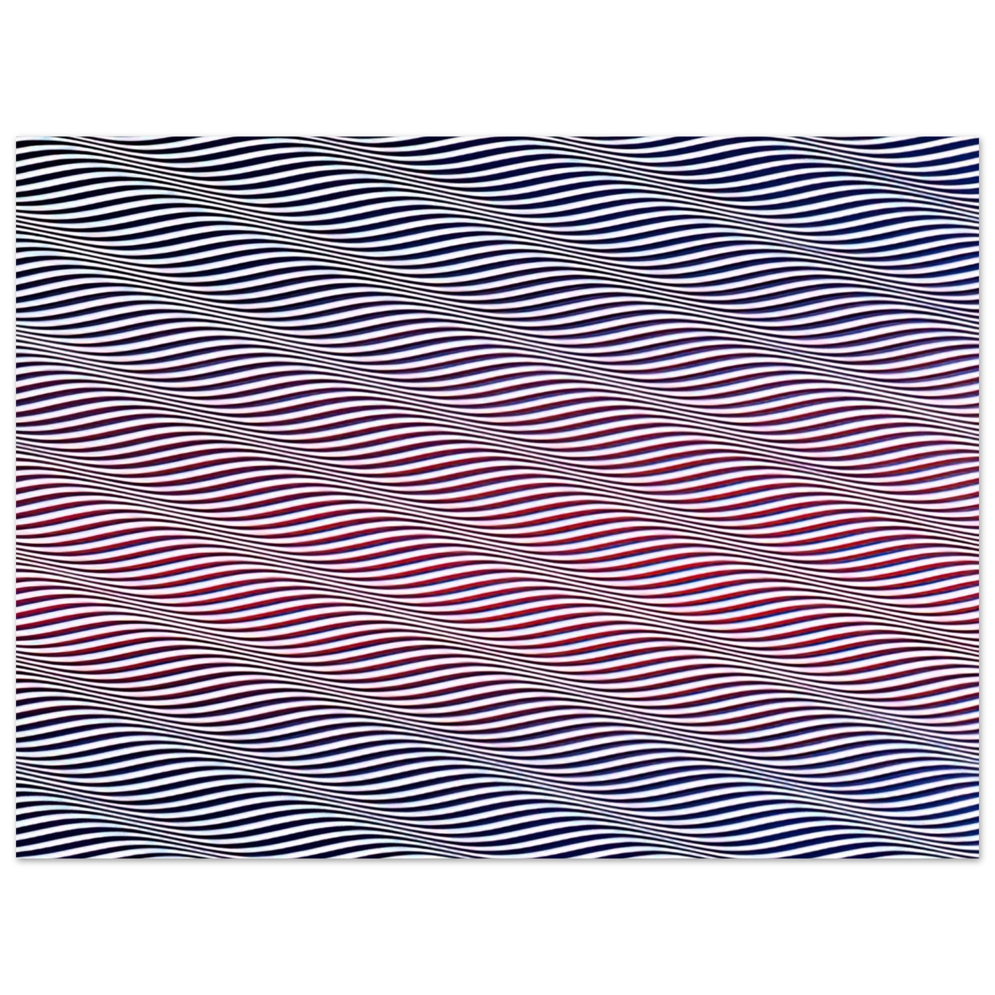 Bridget Riley - CATARACT 3 1967  75x100 cm / 30x40inches Fine Art Poster
