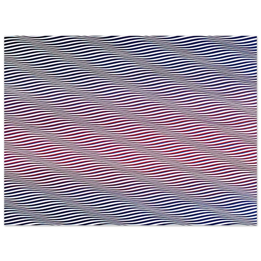 Bridget Riley - CATARACT 3 1967  75x100 cm / 30x40inches Fine Art Poster