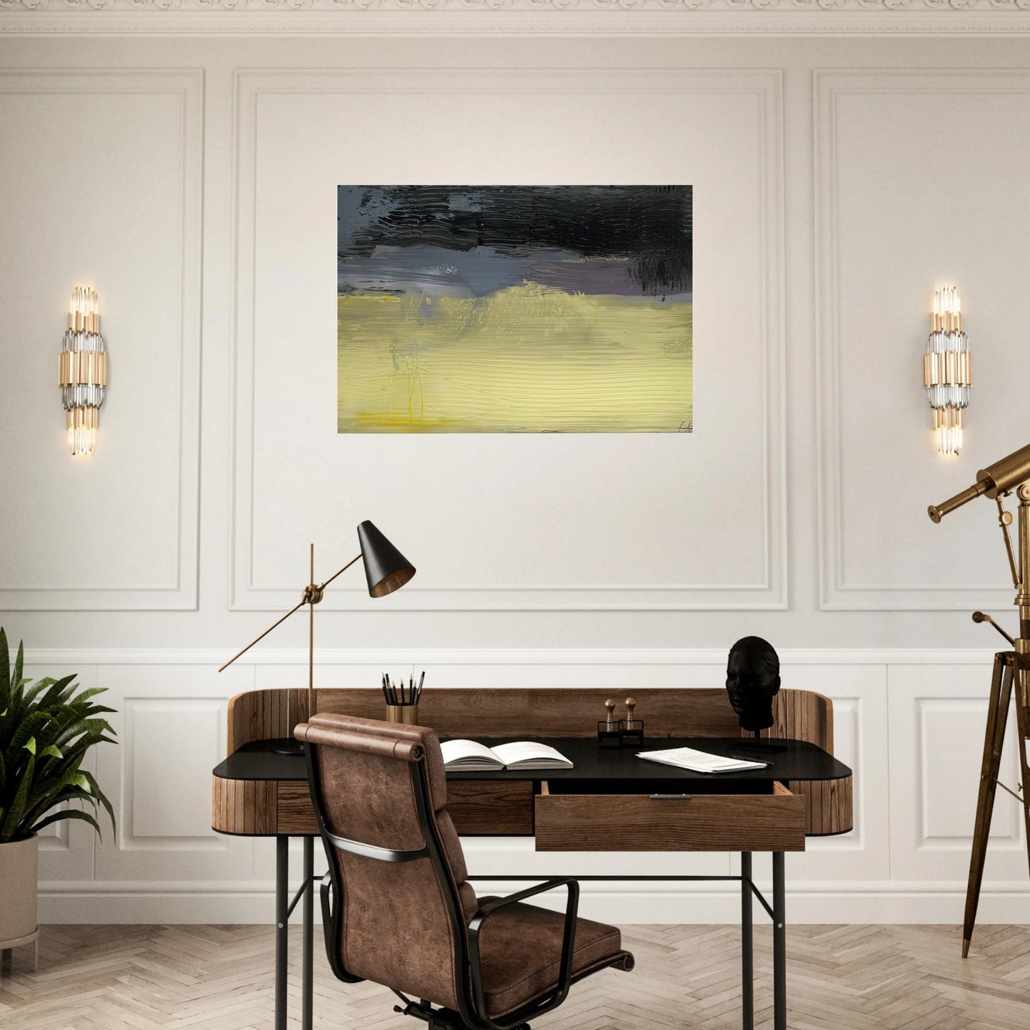 Sandstorm, 1992- - Helen Frankenthaler Brushed Aluminum Print - 70x100 cm / 28x40 inches | Helen Frankenthaler Aluminum Print | Helen Frankenthaler Prints