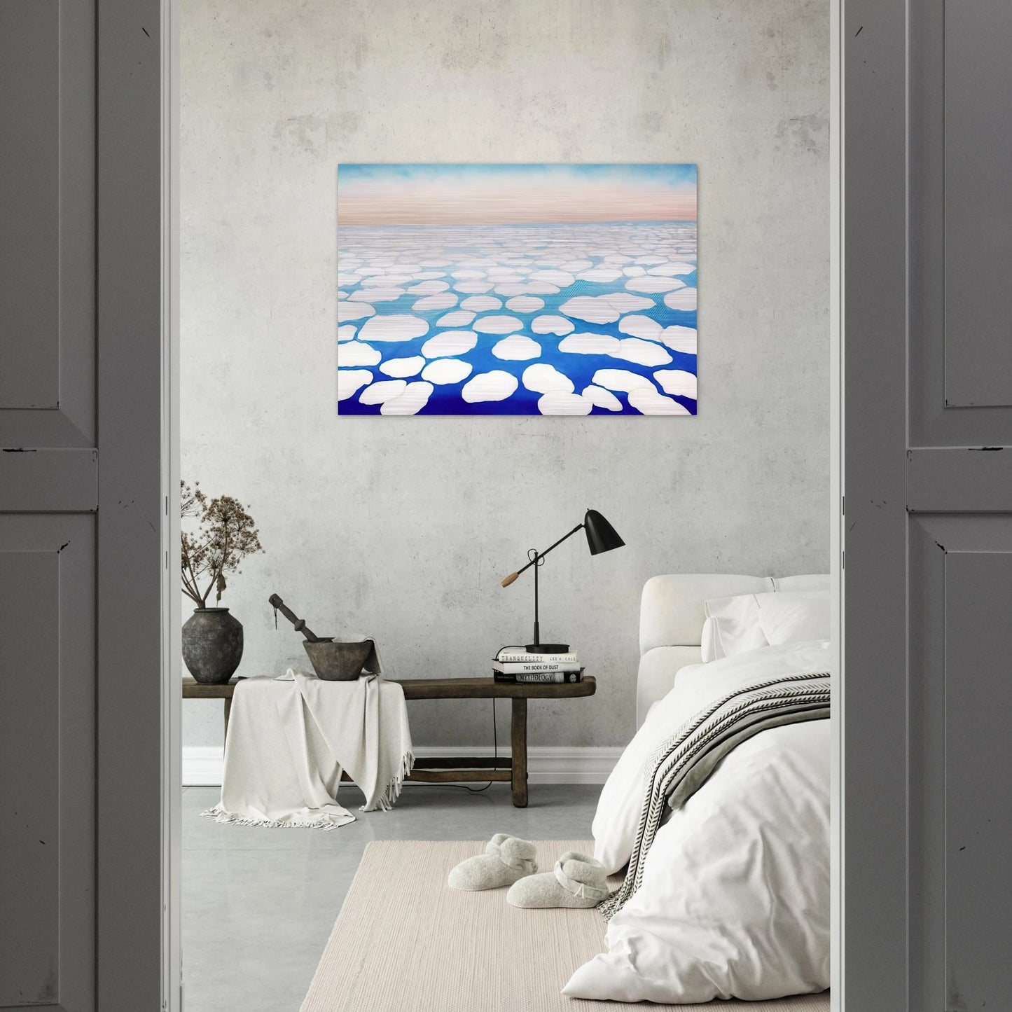 Sky Above the Clouds II - Georgia O'Keeffe Brushed Aluminum Print - 70x100 cm / 28x40 inches | Georgia O'Keeffe Aluminum Print | Georgia O'Keeffe Prints