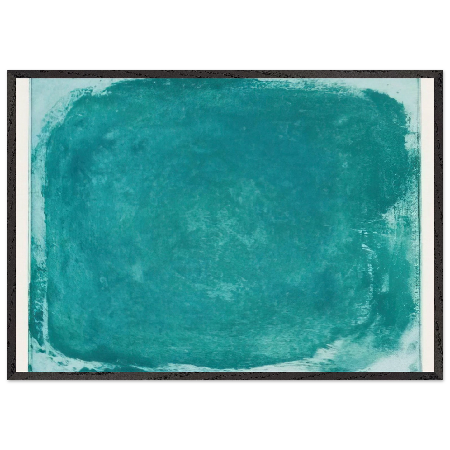 UNTITLED 1992 - Gotthard Graubner 70x100 cm / 28x40 inches Framed Art Print – Black Wooden Frame