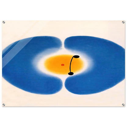 BLUE MANDALA 1978 - Victor Pasmore Acrylic Print - 70x100 cm / 28x40″ inches