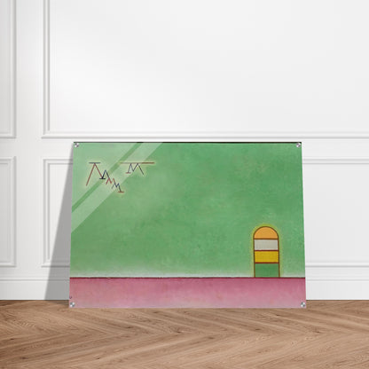 GREEN EMPTYNESS 1930 - Wassily Kandinsky Acrylic Print - 70x100 cm / 28x40″ inches