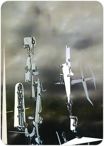 Phantoms By Yves Tanguy Pack of 10 Post Cards | Yves Tanguy Post Cards | A6 (10.5 x 14.8 cm) - 4.1 x 5.8 inches