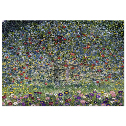 APPLE TREE I - Gustav Klimt Brushed Aluminum Print - 70x100 cm / 28x40 inches | Gustav Klimt Aluminum Print | Gustav Klimt Prints