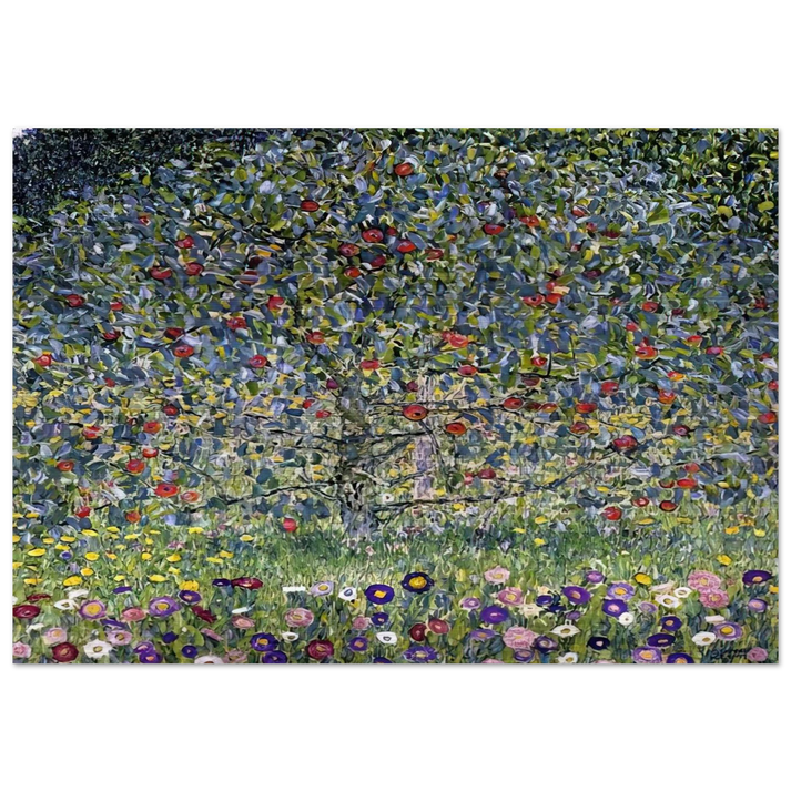 APPLE TREE I - Gustav Klimt Brushed Aluminum Print - 70x100 cm / 28x40 inches | Gustav Klimt Aluminum Print | Gustav Klimt Prints