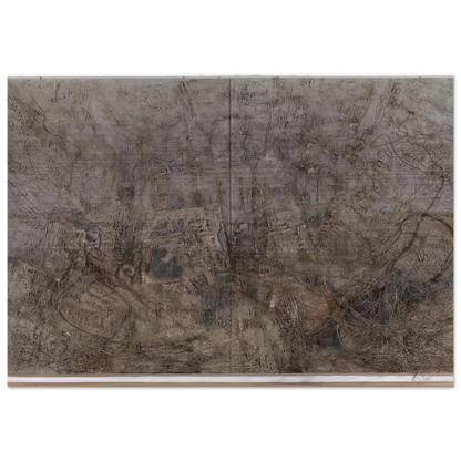 LILITH 1989 - Anselm Kiefer Brushed Aluminum Print - 70x100 cm / 28x40 inches | Anselm Kiefer Aluminum Print | Anselm Kiefer Prints