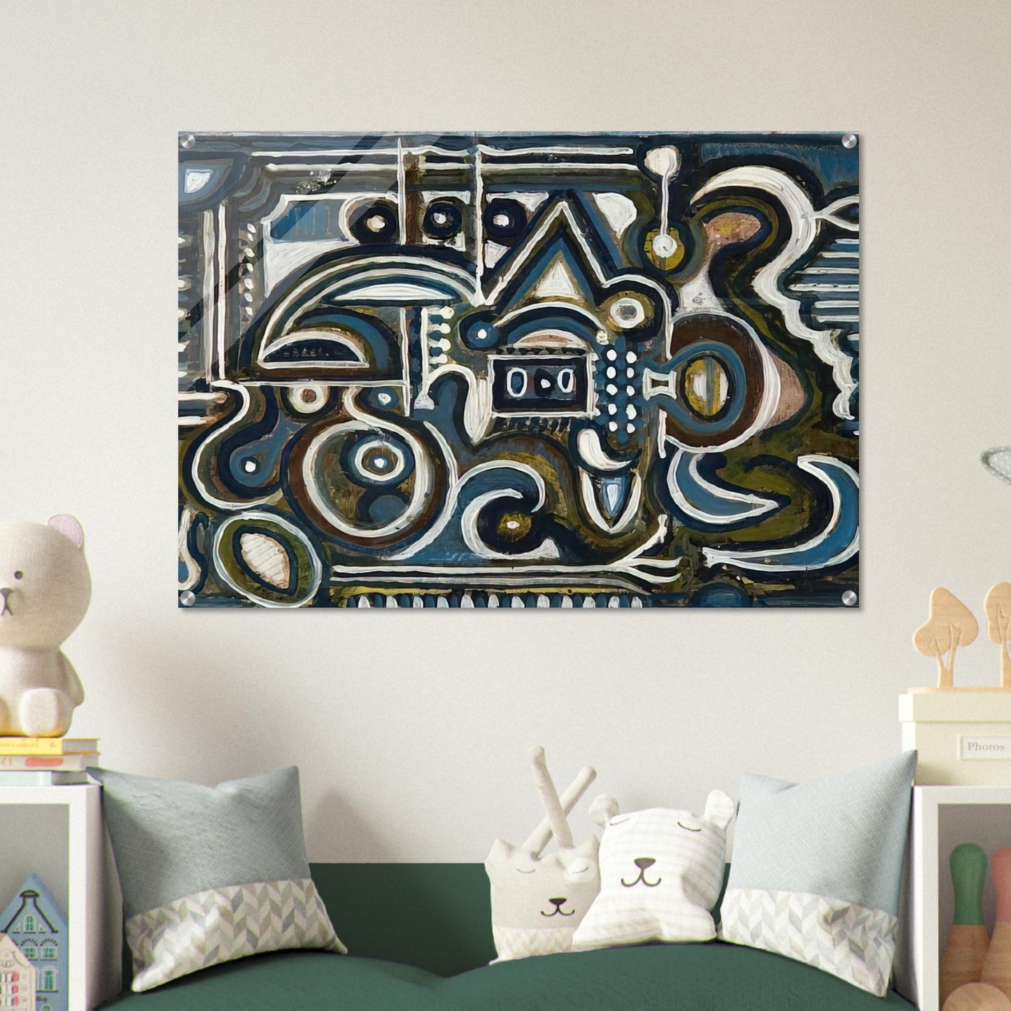 Untitled - 1930 - Richard Pousette-Dart Acrylic Print - 70x100 cm / 28x40″ inches | Richard Pousette-Dart Wall Art | Richard Pousette-Dart Prints
