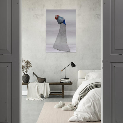 THE CLOWN 1947 - Kurt Schwitters Brushed Aluminum Print - 70x100 cm / 28x40 inches | Kurt Schwitters Aluminum Print | Kurt Schwitters Prints