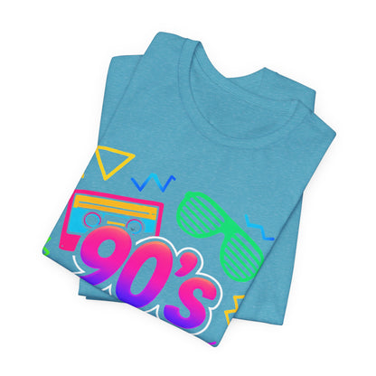 Musique old school des années 90 - ambiance arcade Classique années 90 Rétro Vintage. Années 1990 Les années 90 J'adore les années 90 T-Shirt