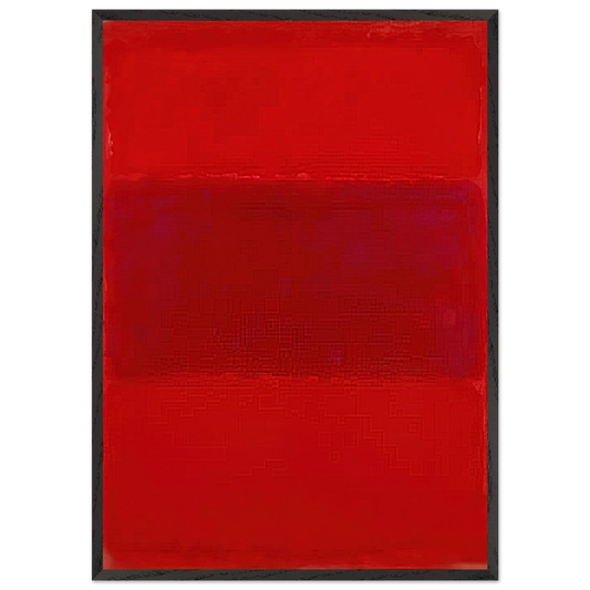 No301 - 1959 - Mark Rothko 70x100 cm / 28x40 inches Framed Art Print – Black Wooden Frame