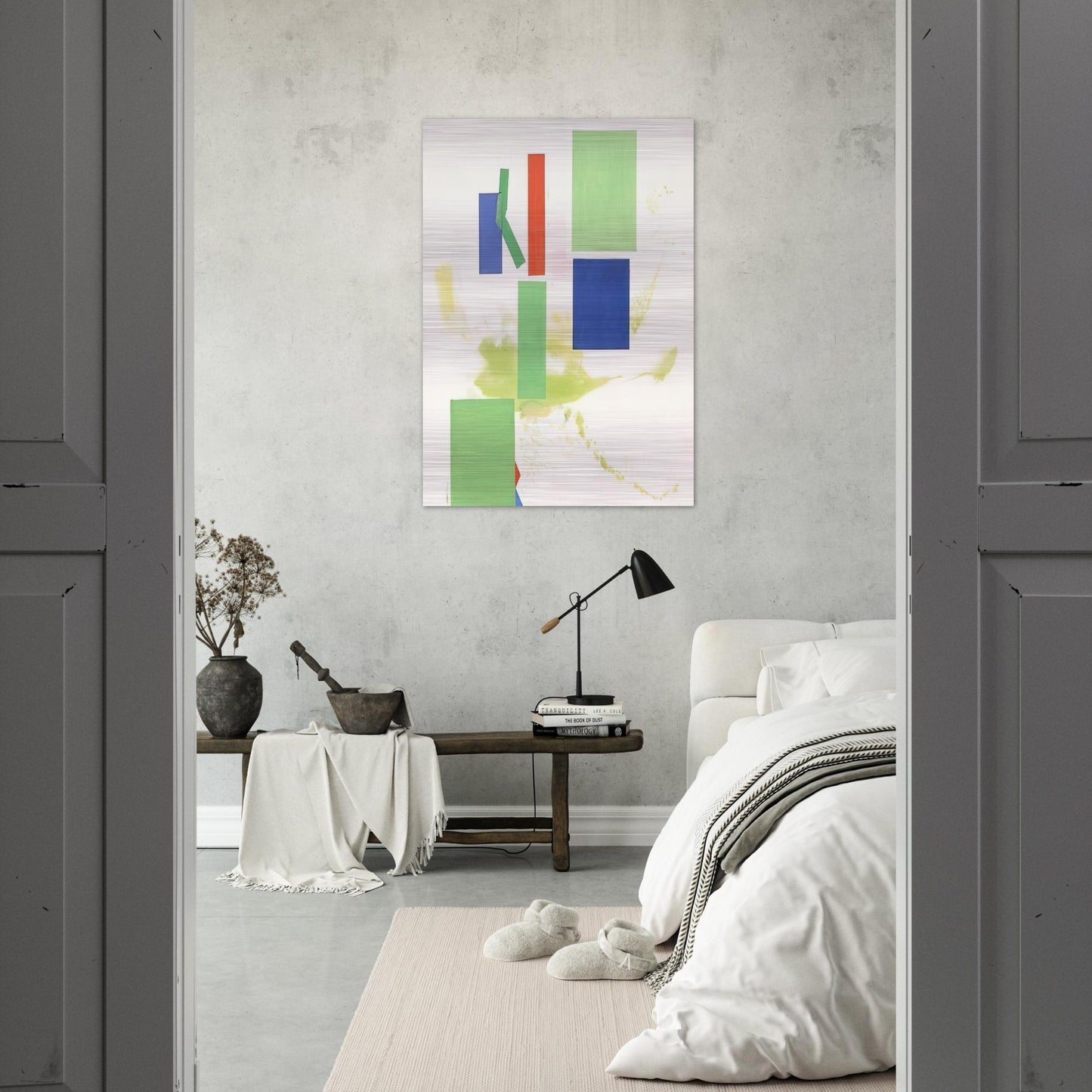 Lucidus Ordo - Hans Hofmann Brushed Aluminum Print - 70x100 cm / 28x40 inches | Hans Hofmann Aluminum Print | Hans Hofmann Prints