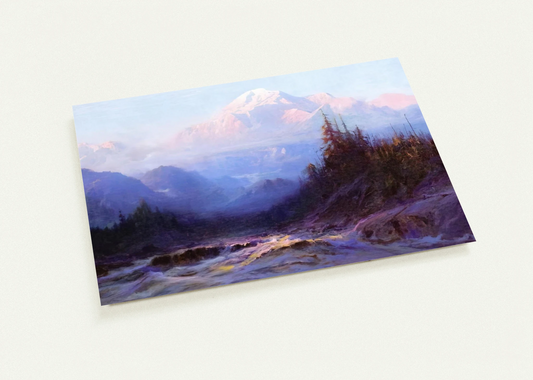 Mount McKinley - 1925 By Sydney Laurence Pack of 10 Post Cards | Sydney Laurence Post Cards | A6 (10.5 x 14.8 cm) - 4.1 x 5.8 inches