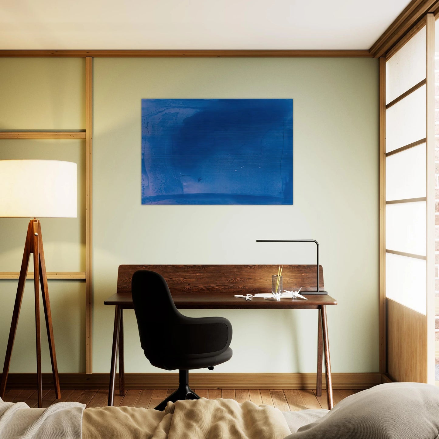 Corot s Mark - 1987 - Helen Frankenthaler Brushed Aluminum Print - 70x100 cm / 28x40 inches | Helen Frankenthaler Aluminum Print | Helen Frankenthaler Prints
