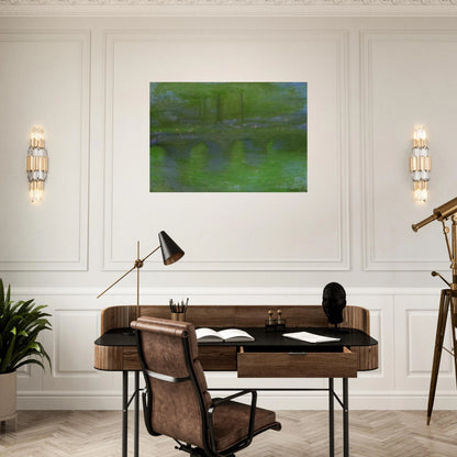 Waterloo Bridge, Dawn - claude monet Brushed Aluminum Print - 70x100 cm / 28x40 inches | claude monet Aluminum Print | claude monet Prints