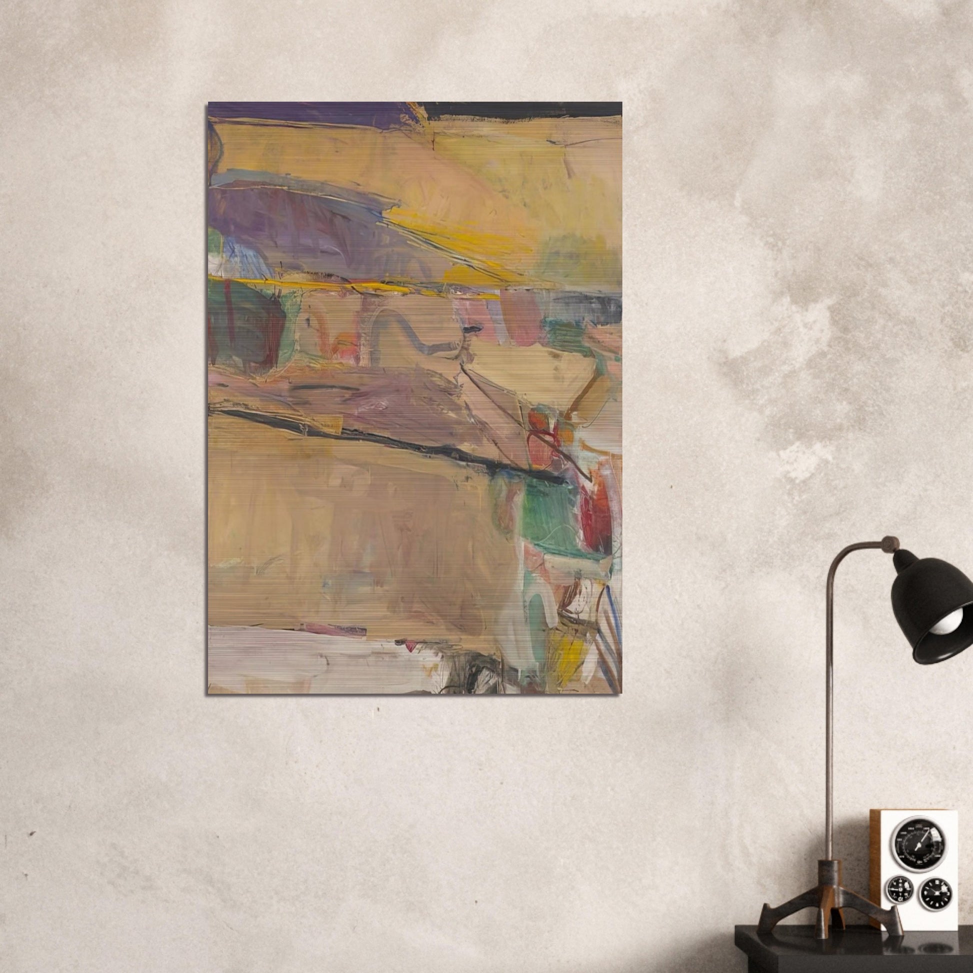 Berkeley #54 - Richard Diebenkorn Brushed Aluminum Print - 70x100 cm / 28x40 inches | Richard Diebenkorn Aluminum Print | Richard Diebenkorn Prints