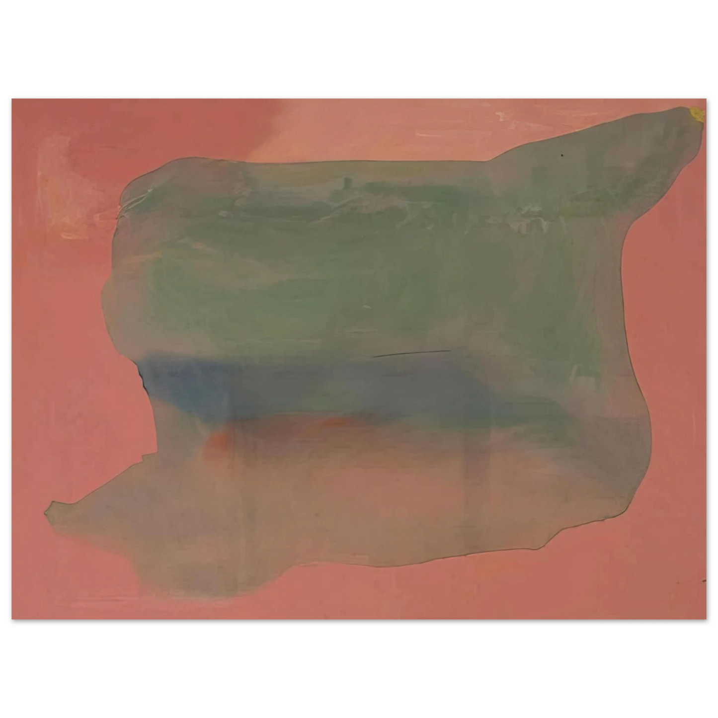Helen Frankenthaler - Yearning - 1973 Wall art - 45x60 cm / 18x24 inches - Premium Wooden Framed Poster With Fine Art Paper-canvas - Black frame