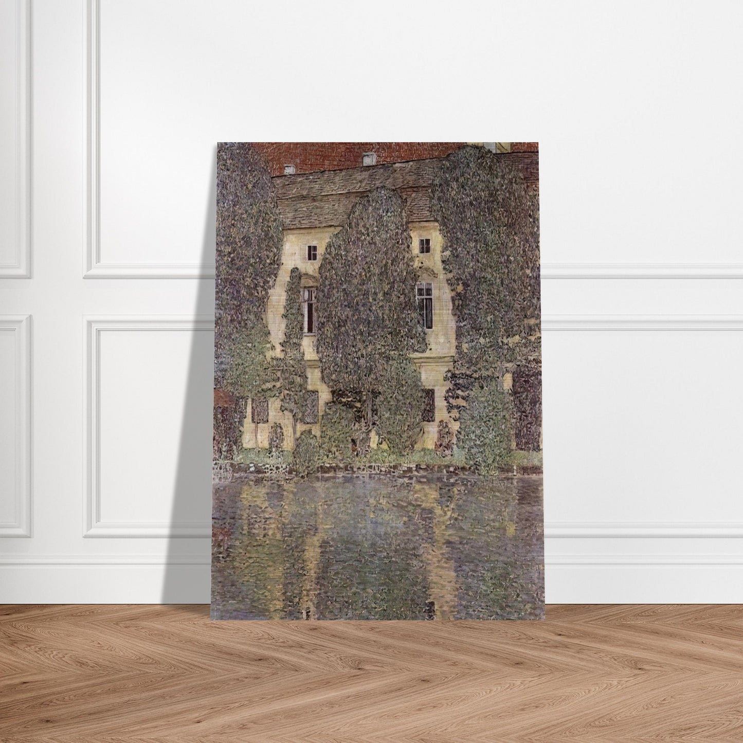 THE SCHLOSS KAMMER ON THE ATTERSEE III 1910 - Gustav Klimt Brushed Aluminum Print - 70x100 cm / 28x40 inches | Gustav Klimt Aluminum Print | Gustav Klimt Prints